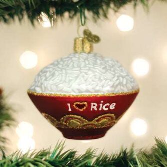 Bowl Of Rice Ornament Old World Christmas