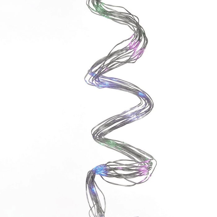 Fairie Lights Silver String Multi Color Led