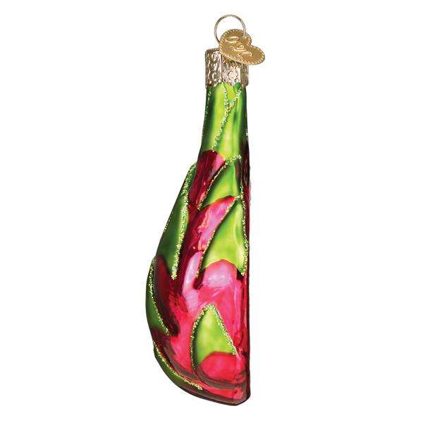 Old World Christmas Blown Glass Dragon Fruit Ornament
