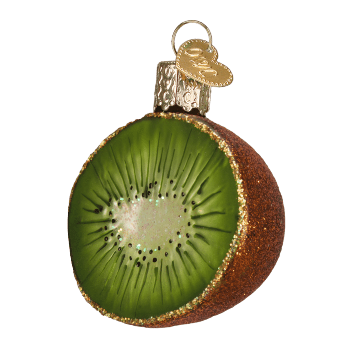 Old World Christmas Blown Glass Kiwi Ornament