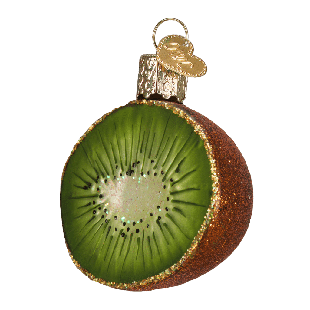 Old World Christmas Blown Glass Kiwi Ornament