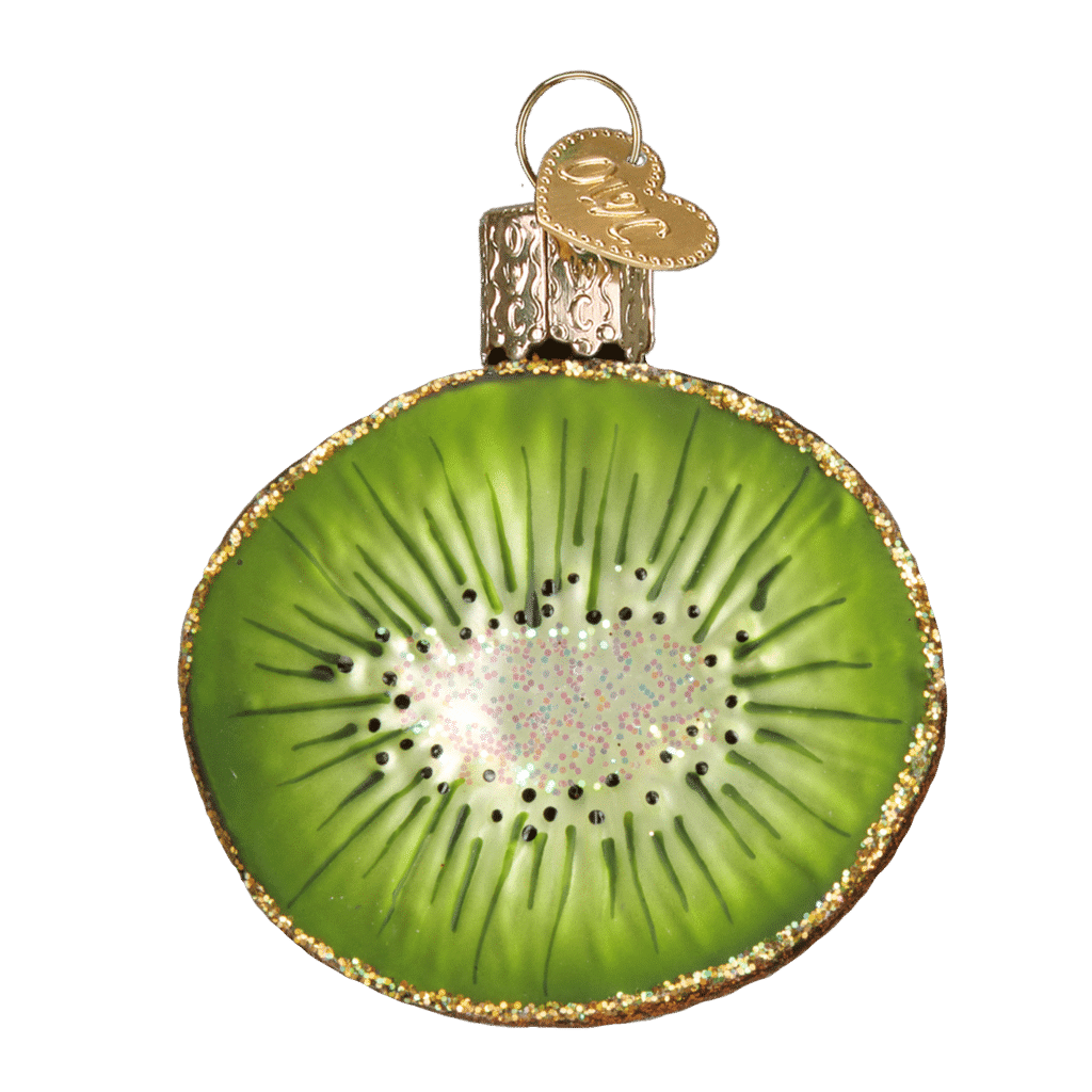 Old World Christmas Blown Glass Kiwi Ornament