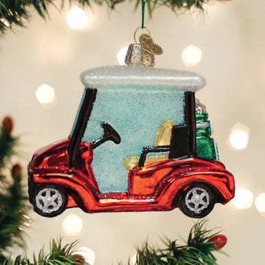 Golf Cart Ornament Old World Christmas