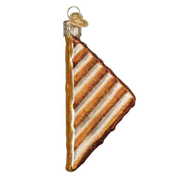 Old World Christmas Blown Glass Grilled Cheese Sandwich Ornament