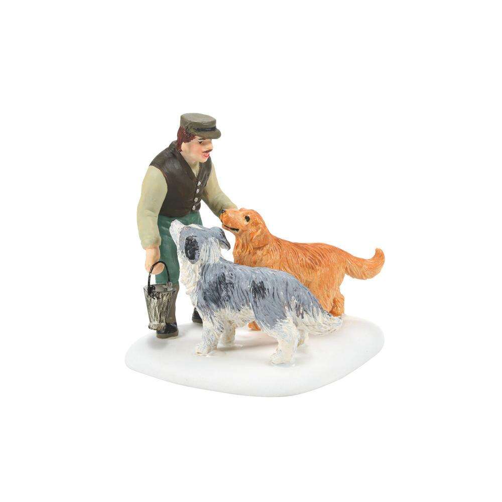 Dept 56 Dickens Village Mans Best Friends
