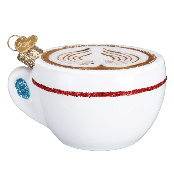 Old World Christmas Blown Glass Cappuccino Ornament
