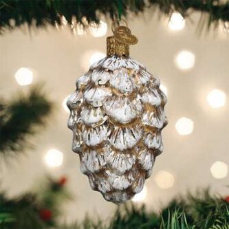 Vintage Ponderosa Pinecone Ornament Old World Christmas
