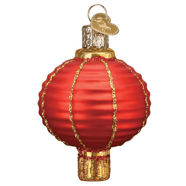 Old World Christmas Blown Glass Chinese Lantern Ornament
