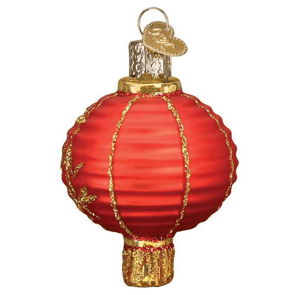 Old World Christmas Blown Glass Chinese Lantern Ornament