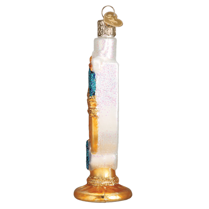 Old World Christmas Blown Glass Menorah Ornament
