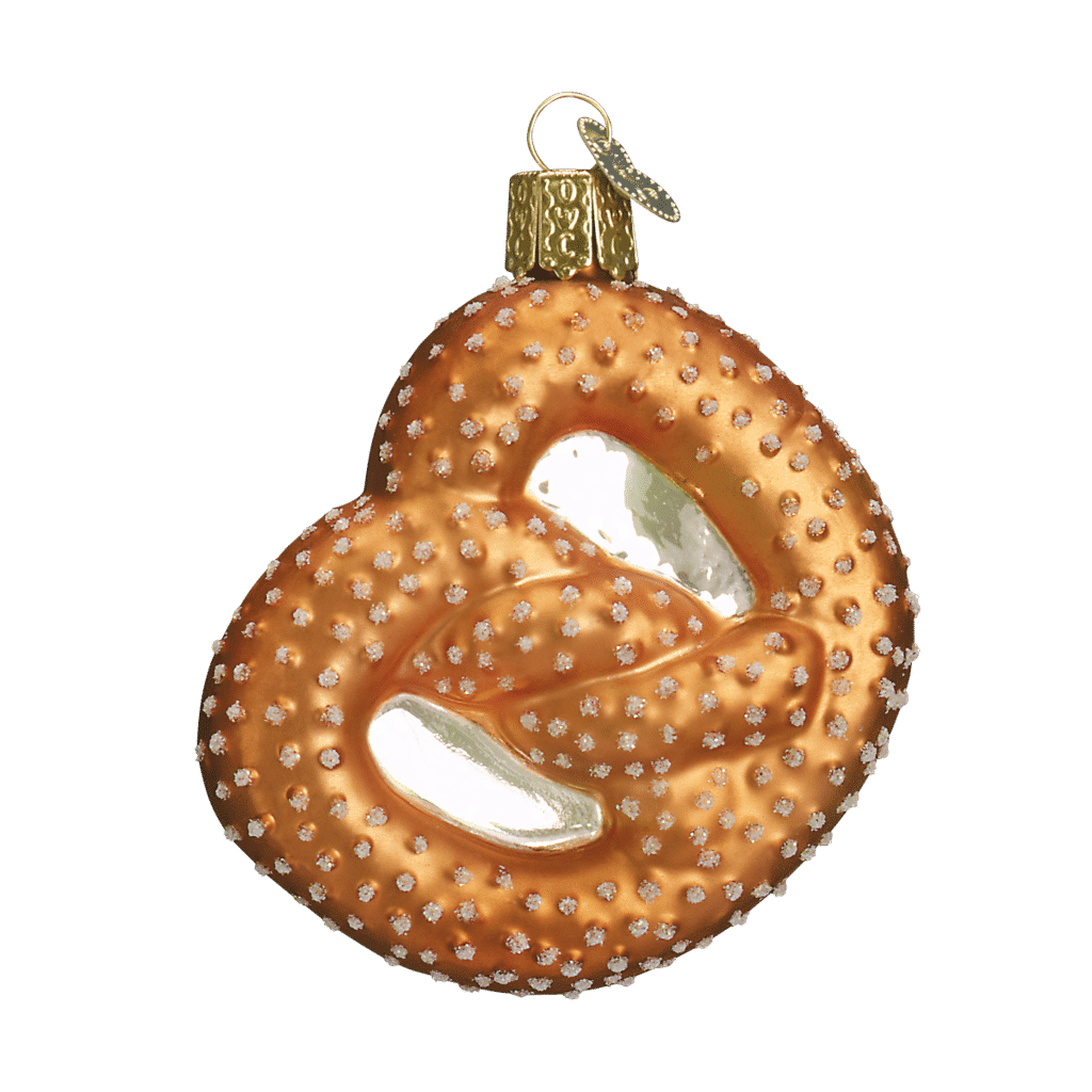 Old World Christmas Blown Glass Pretzel Ornament