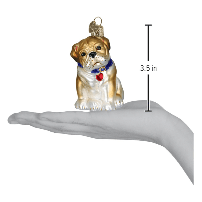 Bull Pup Ornament Old World Christmas