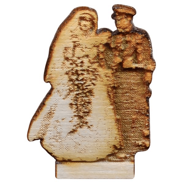 Ginger Cottages Wedding Chapel Ornament