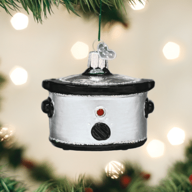 Old World Christmas Blown Glass Slow Cooker Ornament