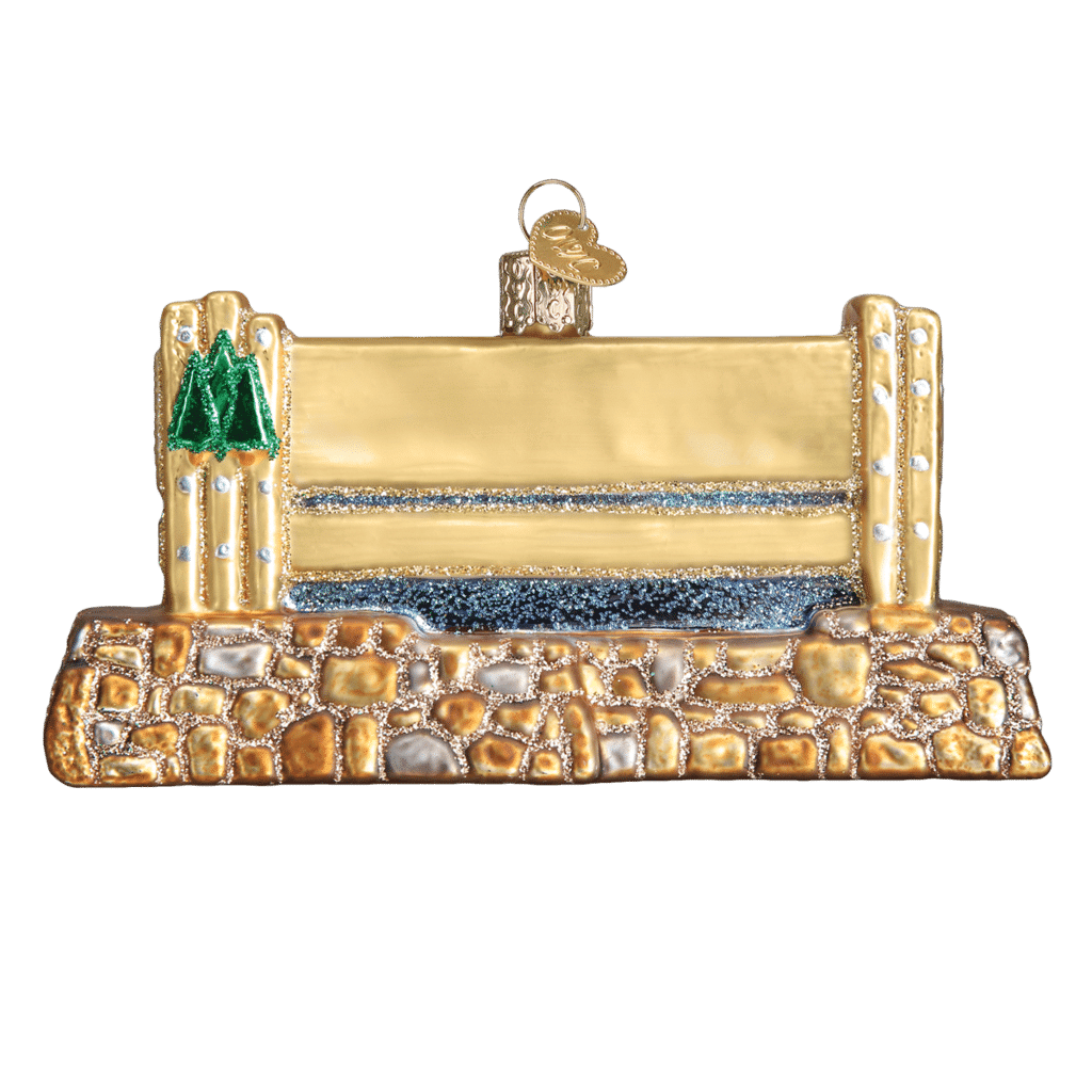 Old World Christmas Blown Glass Rocky Mountian National Park Ornament