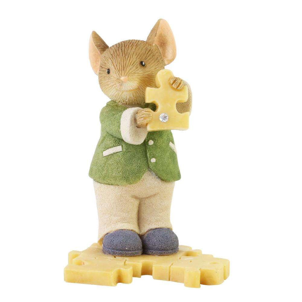 Tails with Heart Puzzler Mouse Figurine