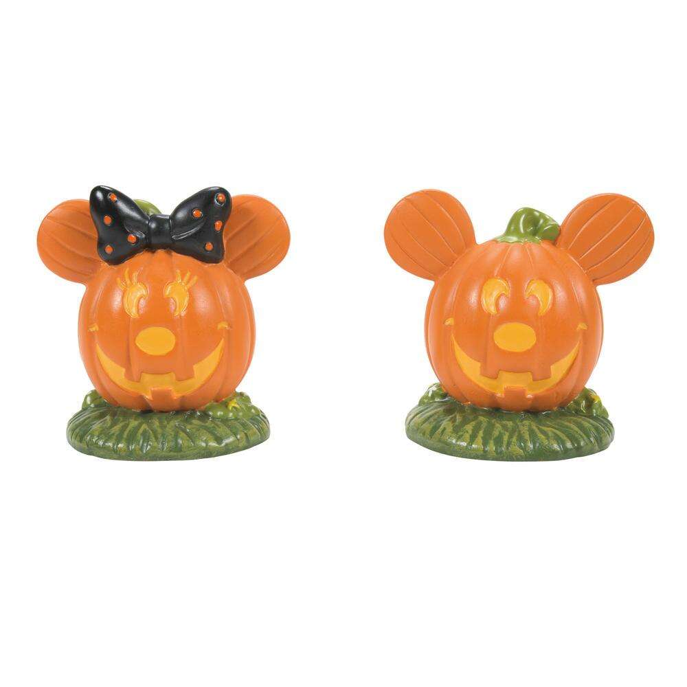 Dept 56 Disney Halloween Village Mickeys Pumpkintown Topiaires