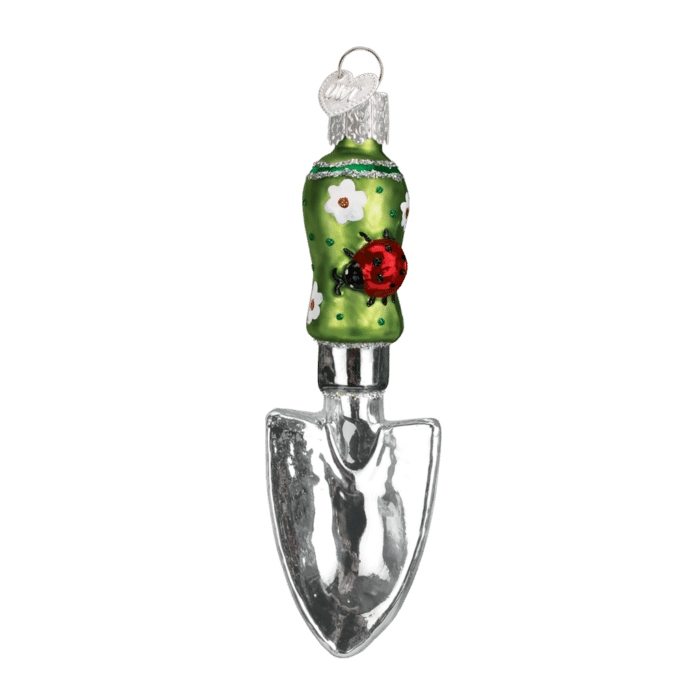 Old World Christmas Blown Glass Garden Trowel Ornament