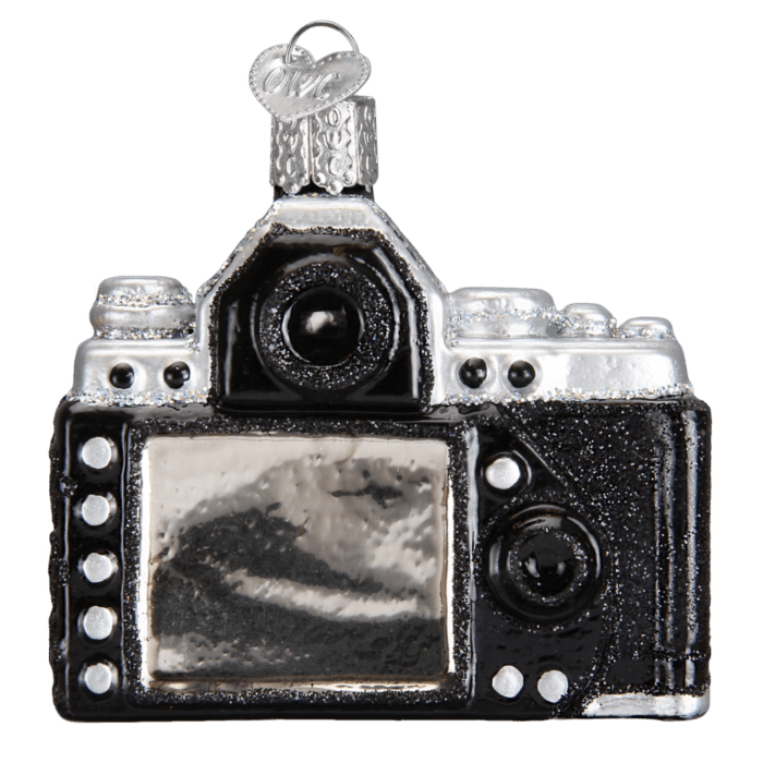 Old World Christmas Blown Glass Camera Ornament