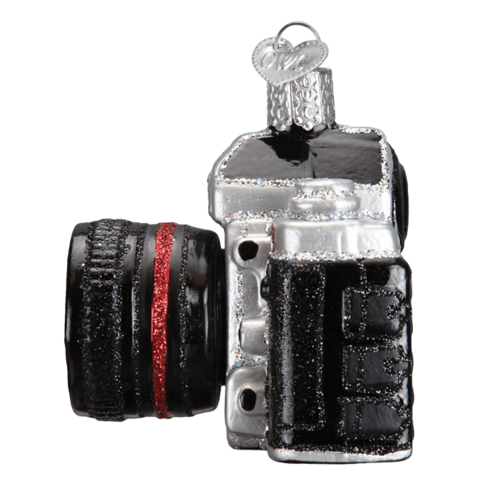 Old World Christmas Blown Glass Camera Ornament