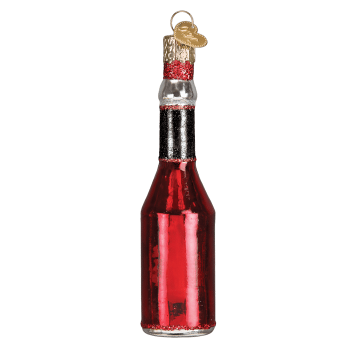 Old World Christmas Blown Glass Hot Sauce Ornament