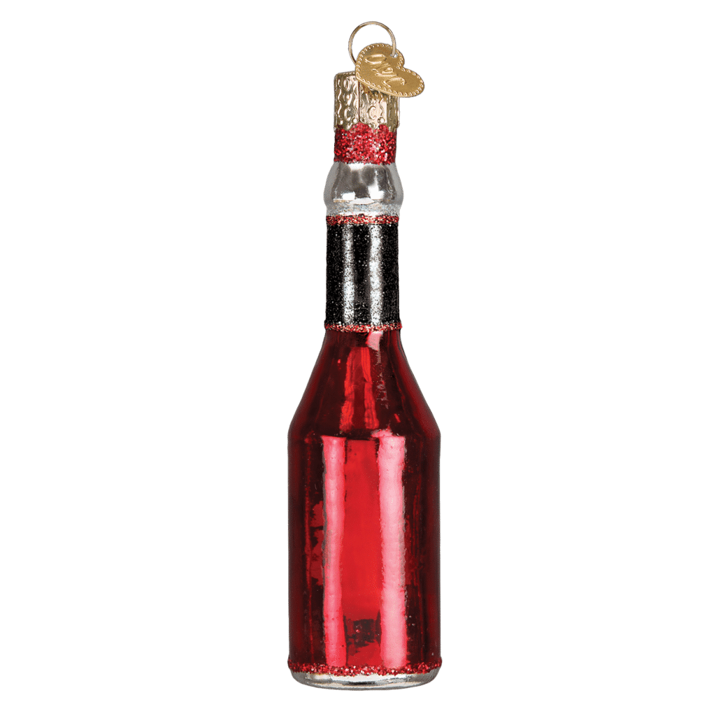 Old World Christmas Blown Glass Hot Sauce Ornament