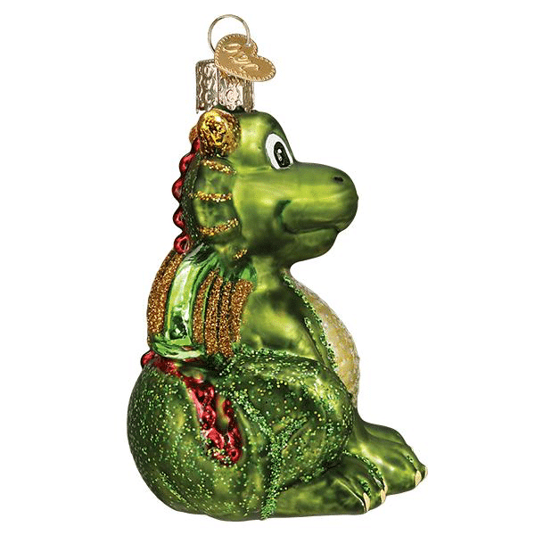 Old World Christmas Blown Glass Little Dragon Ornament