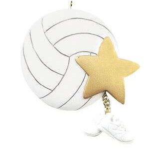 Volleyball With Star Ornament Personalize