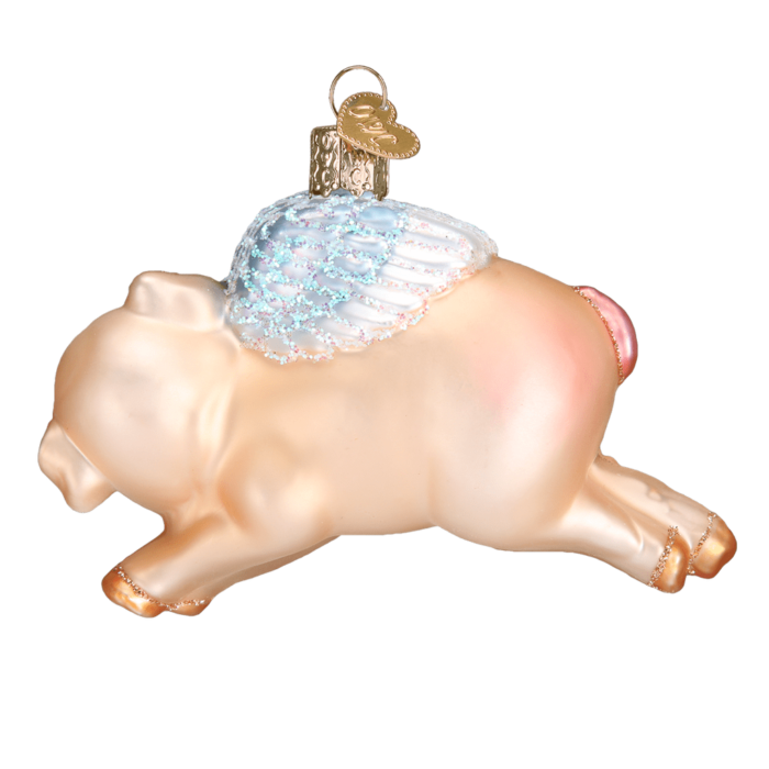Flying Pig Ornament Old World Christmas