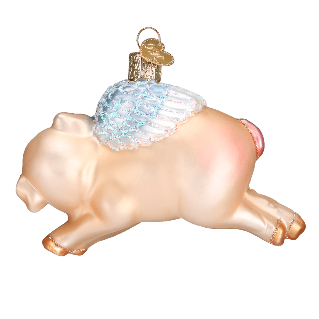 Flying Pig Ornament Old World Christmas