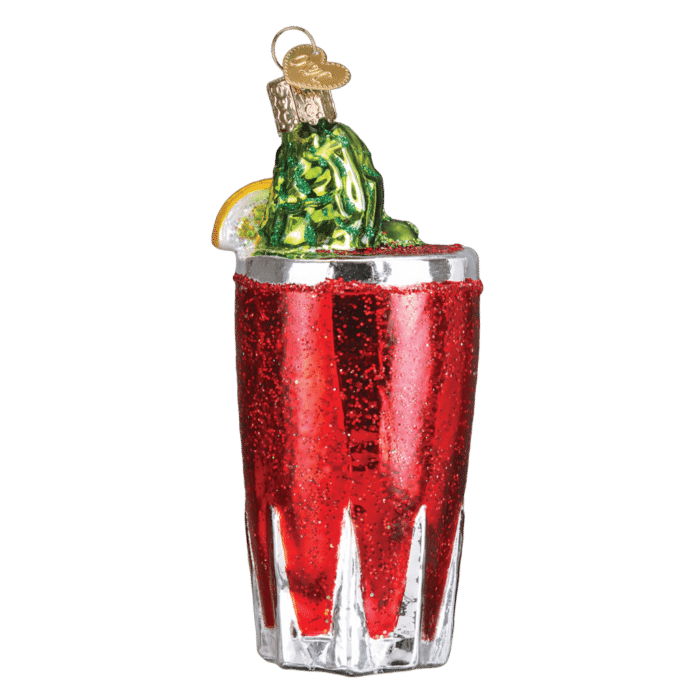 Old World Christmas Blown Glass Bloody Mary Ornament