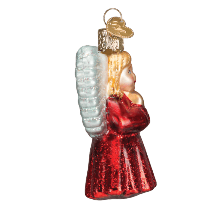 Old World Christmas Baby Angel Blown Glass Ornament