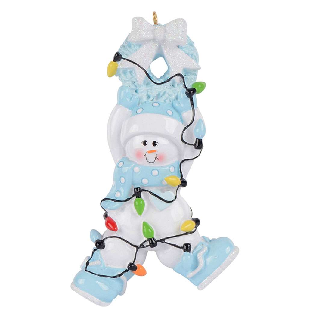 Baby Wrapped in Lights Ornaments