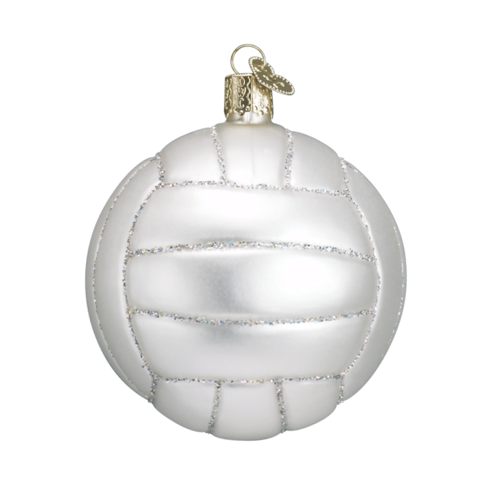 Old World Christmas Blown Glass Volleyball Ornament