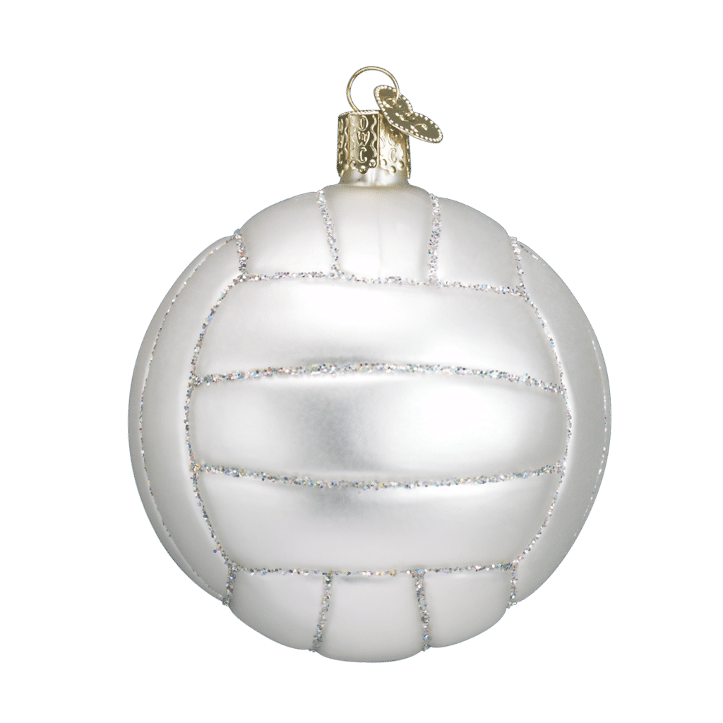 Old World Christmas Blown Glass Volleyball Ornament