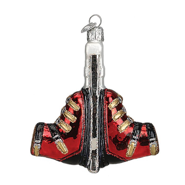 Old World Christmas Blown Glass Ski Boots Ornament