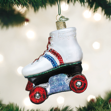 Old World Christmas Blown Glass Roller Skate Ornament