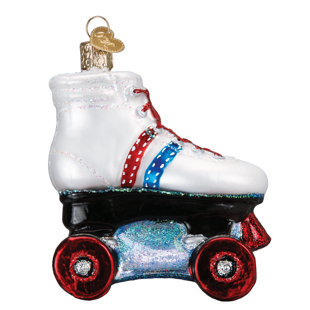 Old World Christmas Blown Glass Roller Skate Ornament