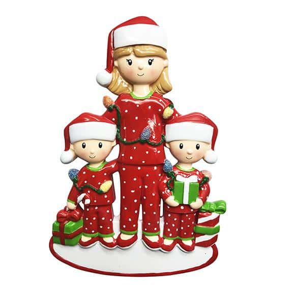 Mom with Children Ornament Click for More Sizes