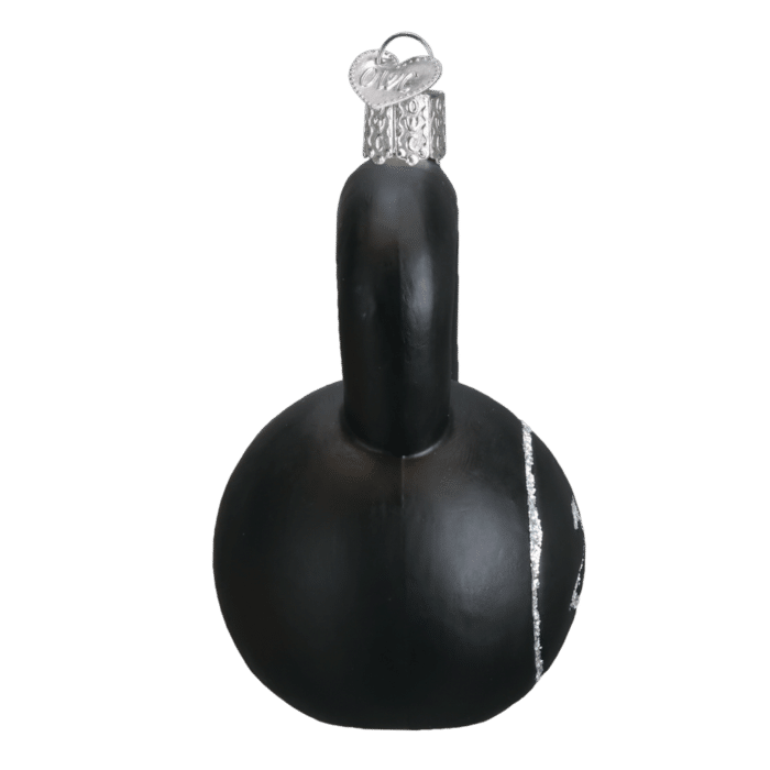 Old World Christmas Blown Glass Kettlebell Weight Ornament