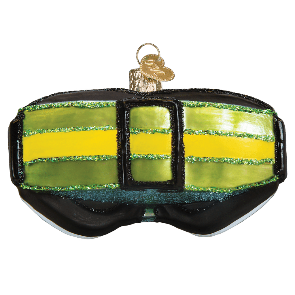 Old World Christmas Blown Glass Ski Googles Ornament