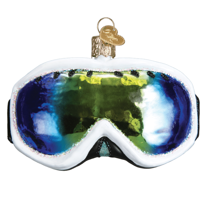 Old World Christmas Blown Glass Ski Googles Ornament