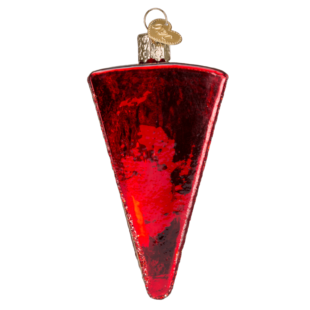Old World Christmas Blown Glass Cheese Wedge Ornament