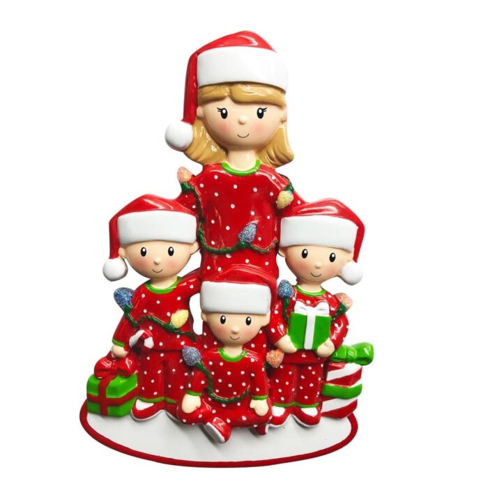 Mom with Children Ornament Click for More Sizes