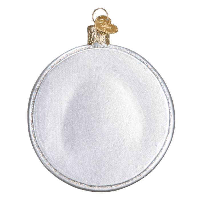 Old World Christmas Blown Glass Pizza Pie Ornament