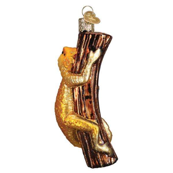 Old World Christmas Blown Glass Bearded Dragon Ornament