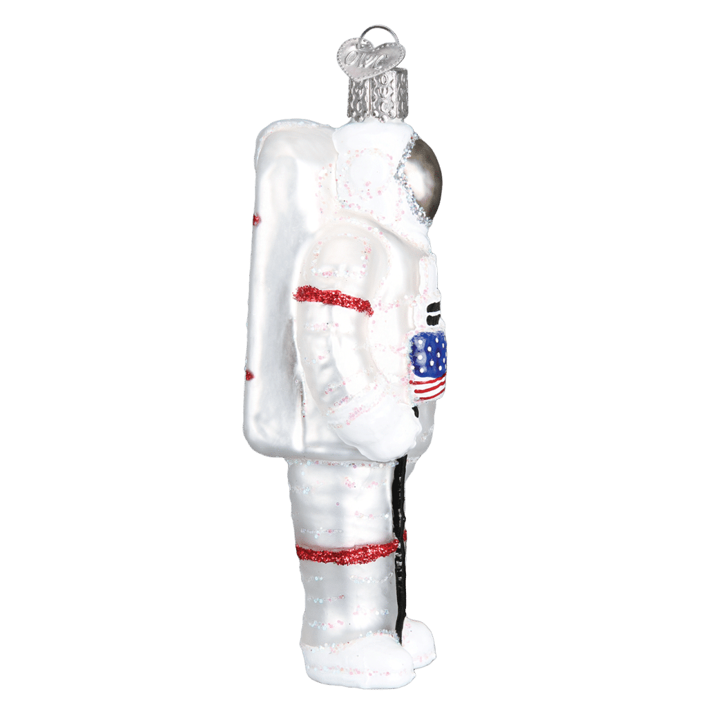 Old World Christmas Blown Glass Astronaut Ornament
