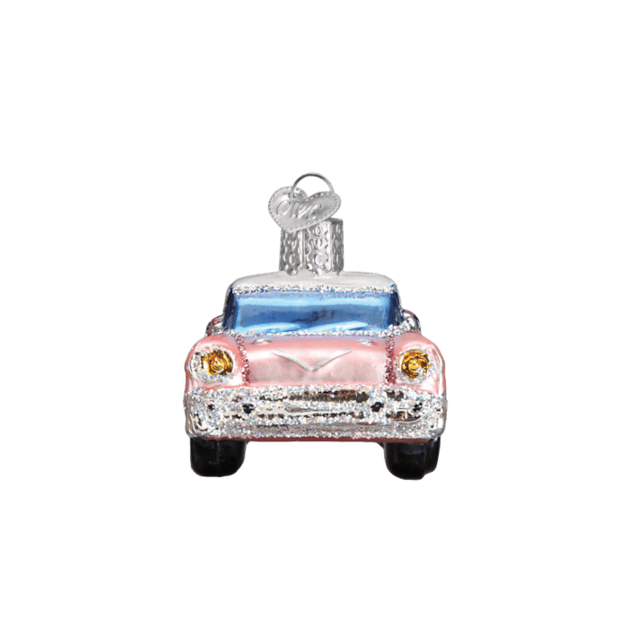 Old World Christmas Blown Glass 1957 Classic Car Ornament