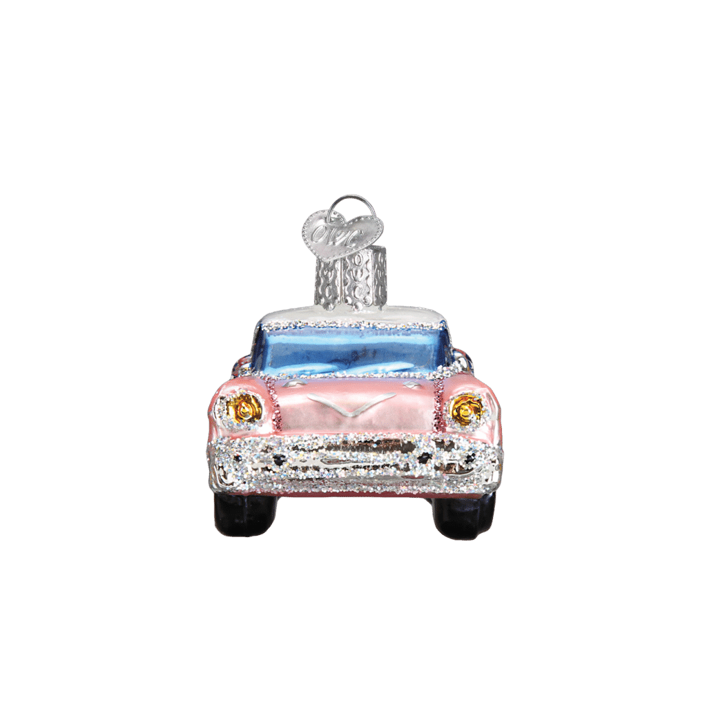 Old World Christmas Blown Glass 1957 Classic Car Ornament