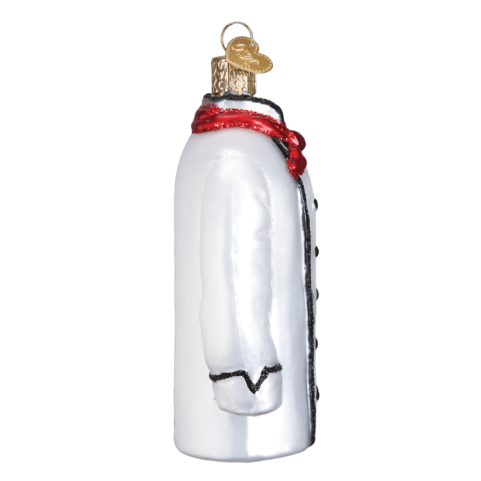 Old World Christmas Blown Chefs Coat Ornament